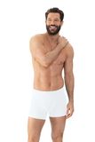 Mey Herren Trunk Shorty Serie Comfort Cotton Wit Effen Maat XL