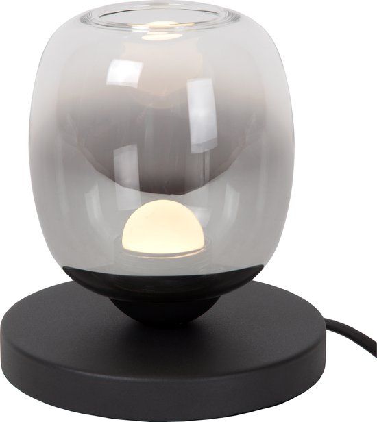 Lucide TAMINO - Tafellamp - Ø 15 cm - LED - 1x6W 3000K - Zwart