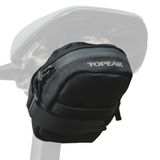 Topeak Elementa Zadeltas Slim Zwart, XS