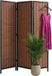 Relaxdays Kamerscherm 3 panelen - 170 x 120 cm - opvouwbaar - bruin