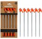Mojawo 6 x Piquets de tente en acier, piquets de sol robustes pour le camping et les activités de plein air