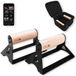 Shenzhen Haorui Industrial Technology Co., Ltd. Supports de levage avec poignées ergonomiques, Bois/Noir