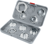 Bosch Accessoires PRO Template Guide Set Metrisch voor bovenfrees | 9-delig - 2608190064