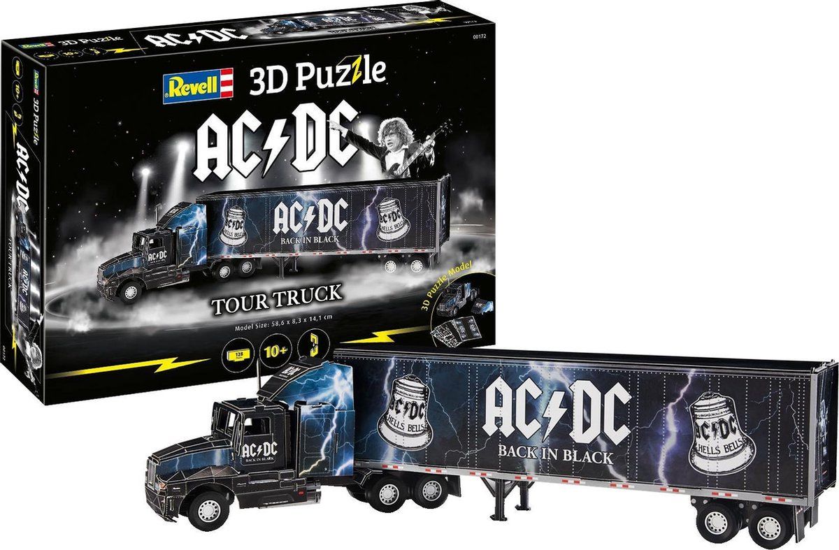 Revell AC/DC Back in Black Tour Truck 3D Puzzle Model Kit