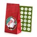 Adventskalender Pajoma Adventskalender Kerstman, 1 x 24 zakjes om te vullen met cijfers, zelfklevend, Kerstmis