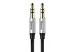 Baseus CAM30CS1 audio kabel 1,5 m 3.5mm Zwart, Zilver
