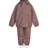 Mikk-Line Regenpak Junior Roze Polyester Waterdicht Maat 116