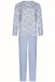 Pastunette Tender Pyjama - Katoen - Maat 50 - Blauw - Gebloemd - Lange mouw - Dames