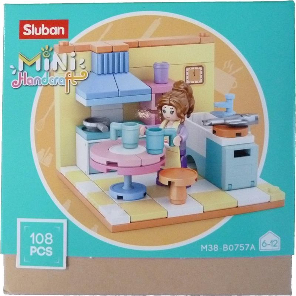 Sluban Keuken Junior 14,6 Cm 108-delig