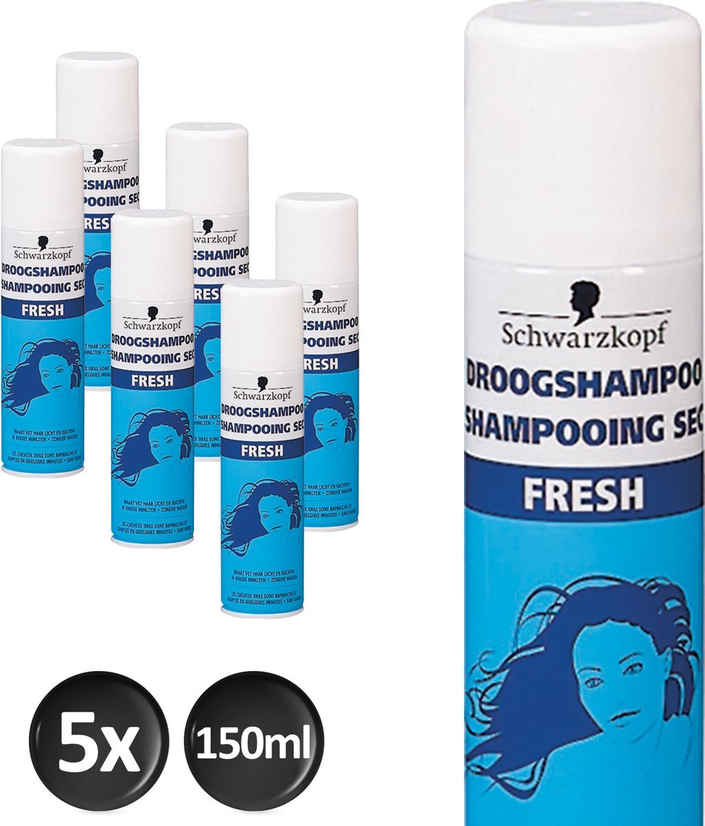 Schwarzkopf Droogshampoo Fresh 5 stuks