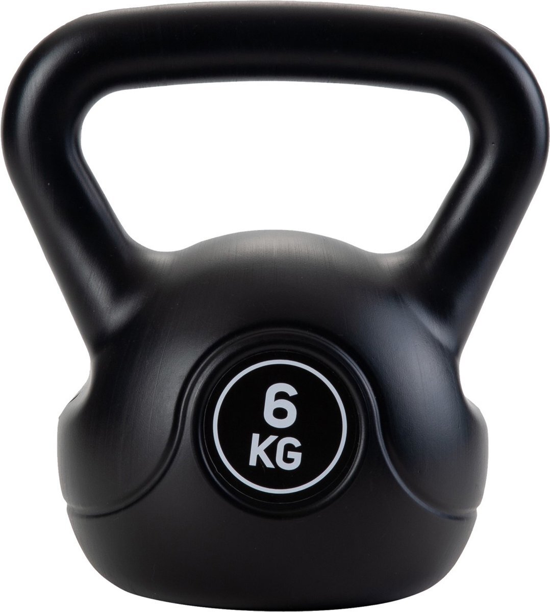 Sportamundo Pure2Improve Kettlebell - Fitness - Kettlebells - Gewichten - 6kg - Zwart PVC