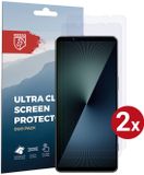 Rosso Screen Protector Geschikt voor Sony Xperia 1 VII | Ultra Clear Duo Pack | TPU Folie | Case Friendly Beschermfolie | 2 Stuks