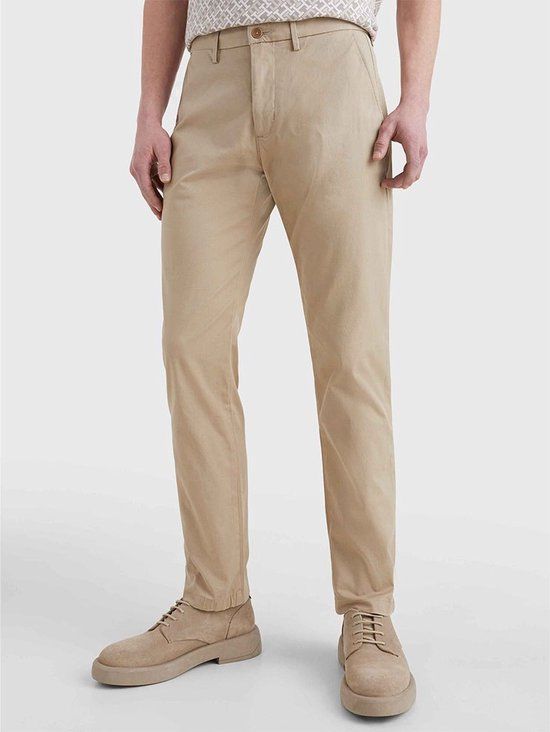 Tommy Hilfiger Core Denton 1985 Chino Broek Beige 34/36 - 8720641134262