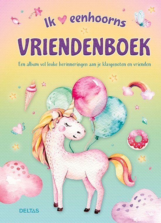 Non-License Unicorn vriendenboek