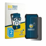 BROTECT - privacy screenprotector voor Unihertz 8849 Tank 5 - Folie Beschermfolie Blauwlichtfilter 2 Stuks