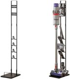 PromoHome Support d'aspirateur - Métal, Noir