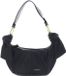 Coccinelle Leren handtas schoudertas Furoshiki Handbag puffy Smooth Leather Noir zwart