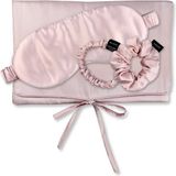 AILORIA TRAVEL SET HAIR Zak, Slaapmasker, Scrunchie S & Scrunchie M roze
