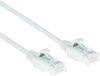 ACT Witte 0,5 meter LSZH U/UTP CAT6 datacenter slimline patchkabel snagless met RJ45 connectoren DC8900