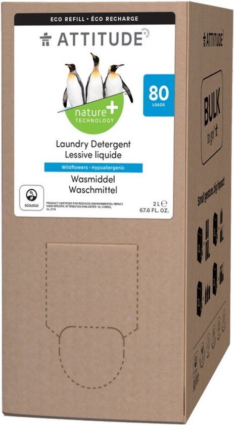 Attitude Wasmiddel Wildflowers 80 Wasbeurten 2 liter