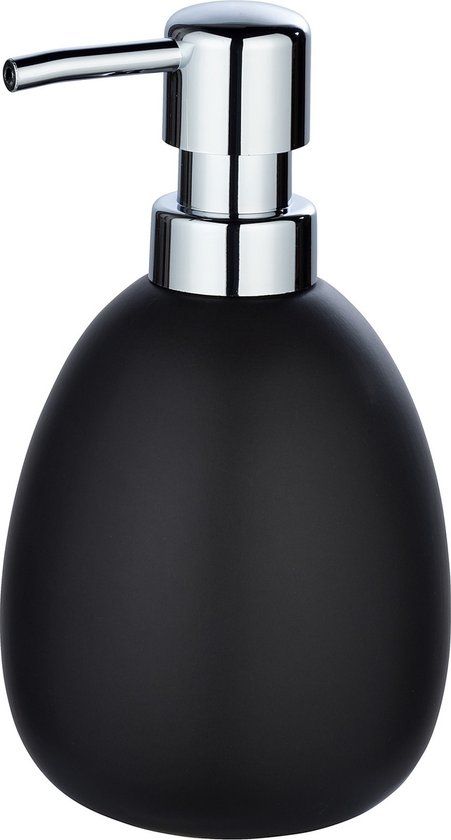 Wenko Polaris Zeepdispenser - 390 ml - Keramiek - Zwart