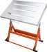 Shanghai Sishun Technology Co., Ltd Table de soudage, 30 X 20 pouces, Chargeable jusqu'à 400 lb, Établi en acier avec roues, Établi pliable avec fentes de 1,1 pouce, 3 angles d'inclinaison, Hauteur réglable et rails de guidage rétractables