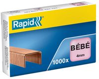 Rapid 11974600 nietjes Pak nietjes 1000 nietjes 4 mm Koper