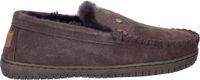 Warmbat Grizzly Heren Pantoffels - Suede Choco - Maat 43