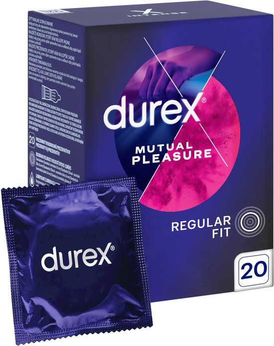 DUREX MUTUAL PLEASURE REGULAR FIT CONDOOMS 20 STUKS