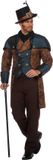 Wilbers Steampunk Kostuum | Steampunk Jas Industrieel | Man | Maat 58 | Carnaval kostuum | Verkleedkleding