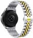 By Qubix Qubix - Stalen band - Zilver / goud - Smartwatch bandje 22mm - Geschikt voor Garmin Venu 4 - 45mm