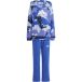 Adidas Essentials Allover Print Hoodie Set Blauw 3-4 Years Jongen
