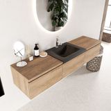 Mondiaz Bukla badmeubel 180cm Washed Oak en Urban