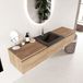 Mondiaz Bukla badmeubel 180cm Washed Oak en Urban