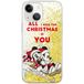 ERT GROUP mobiel telefoonhoesje voor Apple iPhone 13, origineel en officieel erkend Disney patroon Mickey & Minnie 015, met glitter overloopeffect