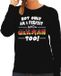 Bellatio Decorations Shoppartners Bv Not only am I perfect but im German / Duits too sweater - dames - zwart - Duitsland cadeau trui M