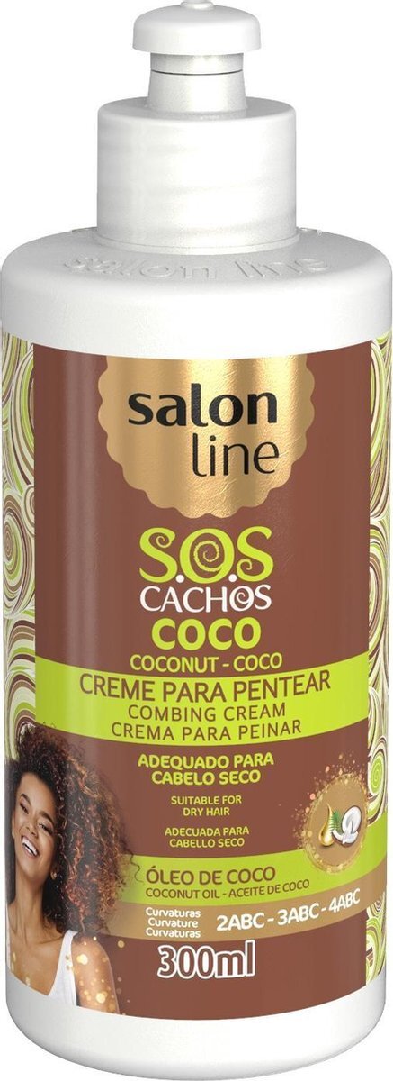 Salon-Line Crème de Pentear SOS kokosnoot 300 ml