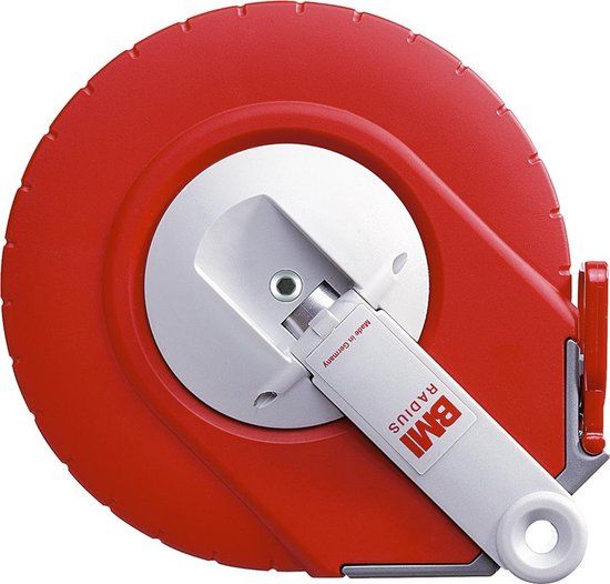 BMI RADIUS BMI Rolmaat 20m Staal Wit
