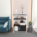 Stijlvol antraciet & wit boekenplank, 60 cm x 80 cm x 29,6 cm | 100% melamine gecoat deelbord, 18 mm dik | Perfect voor moderne woondecoratie