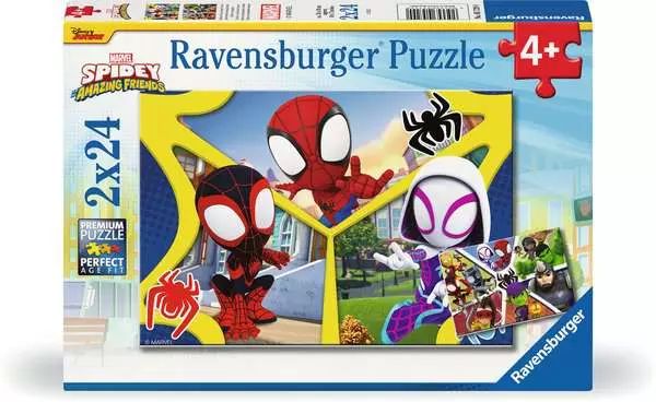 Ravensburger Spider-Man Contour Puzzle - 24 Pieces - Comics - 4+ Years