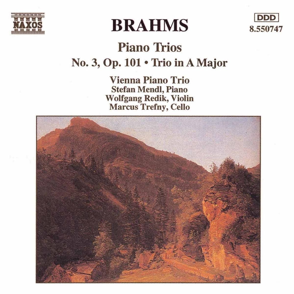 OUTHERE Johannes Brahms: Trio Per Piano Nr 3 Opus 101 - Trio In La Opus Postuma - CD
