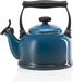 Le Creuset Traditionele waterketel met fluitje, geëmailleerd staal, 2,1 l / 2,2 qt, Deep Teal, 92000800642000