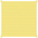 vidaXL Parasol 6 x 6 m 100% Polyester Oxford Carré Jaune et Blanc