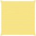 vidaXL Parasol 6 x 6 m 100% Polyester Oxford Carré Jaune et Blanc