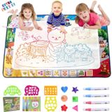 Merkloos Watertekenmat - Magisch tapijt - 120 x 80 cm - Voor 2 tot 5 jaar
