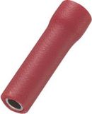 TRU COMPONENTS 745456 Stootverbinder Rood 100 stuk(s)