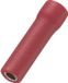 TRU COMPONENTS 745456 Stootverbinder Rood 100 stuk(s)