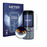 Savvies Screenprotector voor Gigaset SL800H Pro - Folie Beschermfolie transparant volledig dekking 4 Stuks