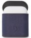 Decoded Housse en cuir pour AirPods bleu