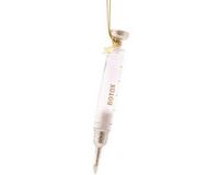 Vondels Boule de Noël en verre - Pistolet de remplissage 9cm Transparent 1 pièce